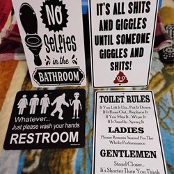Bathroom Signs