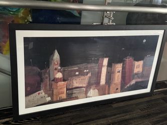 Large Z Gallerie Framed Wall Art – 58”