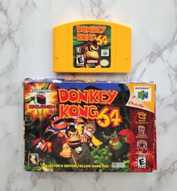 Donkey Kong 64 With Original Box For Nintendo 64 TESTED WOULD TRADE