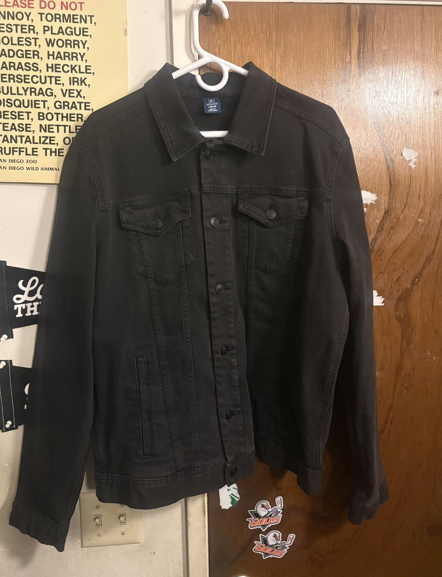 Black Jean Jacket