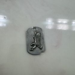 Authentic Dickson’s Flying Eagle & Baseball Cross Necklace Pendant