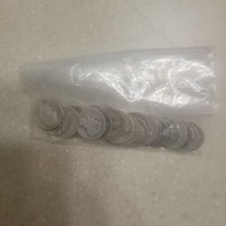 46 Roosevelt And Mercury Silver Dimes 