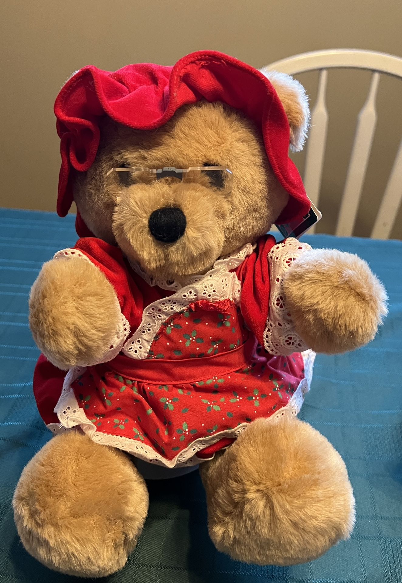 Mrs. Santa Claus, With Stand, Plush