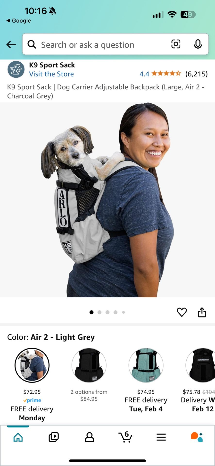 Dog Carrier Adjustable Backpack
