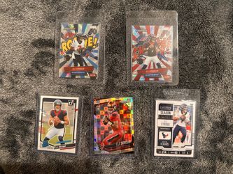 C.J. Stroud Rookie card lot of 5