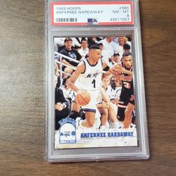 Anfernee Hardaway Hoops Rookie Card PSA 8