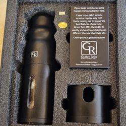 Black Grater Rain Electric Cheese Or Chocolate Grater - $150 Value