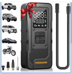 Tire Inflator Portable Air Compressor, Up to 160 PSI Car Tire Inflator, Cordless Air Pump, Portable Tire Pump with Gauge - Portable Tire Inflators for
