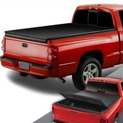 05-11 Dodge Dakota Mitsubishi Raider Soft Tri-Fold Tonneau Cover Cobertor Tapadera