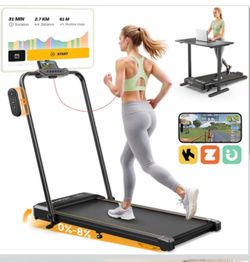 HiFast Incline Walking Pad Treadmill w/ App