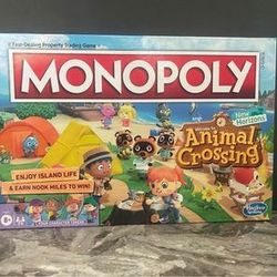 new sealed animal crossing monopoly