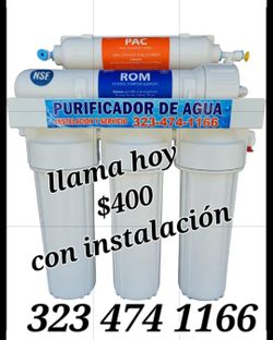 Filtro de agua $400