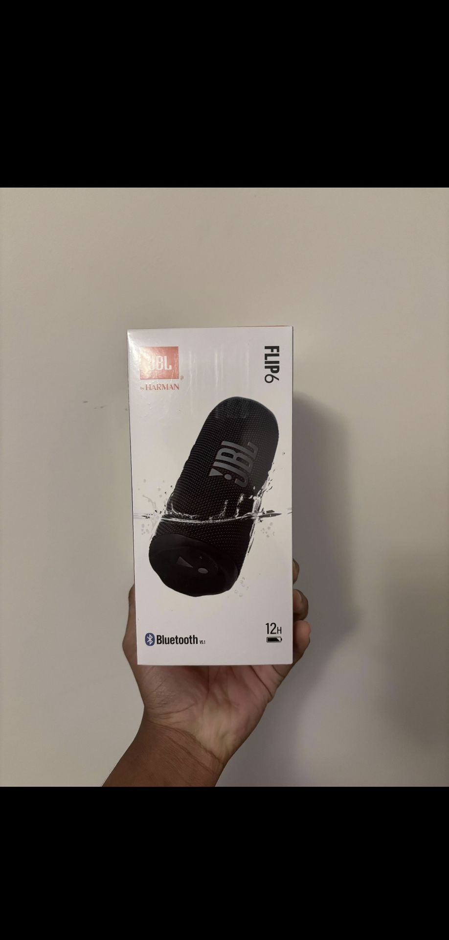 JBL Flip 6 Portable Waterproof Bluetooth Speaker - Black