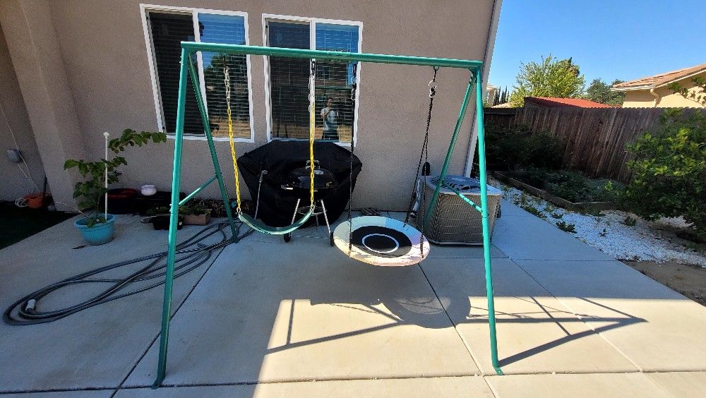 Backyard Swing set