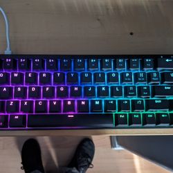 Durgod Hades Wired Mechanical RGB Gaming PC Keyboard Red Switch