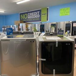 Samsung Washer And Dryer Champagne Color WK