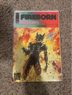 Image Comics Fireborn #1 Double Signed Franklin Jonas & Curt Pires Comic Book ( open to offers )