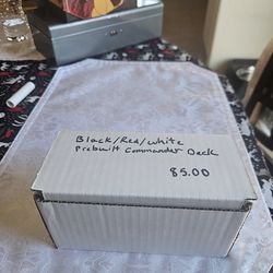 Black white red prebuilt commander deck