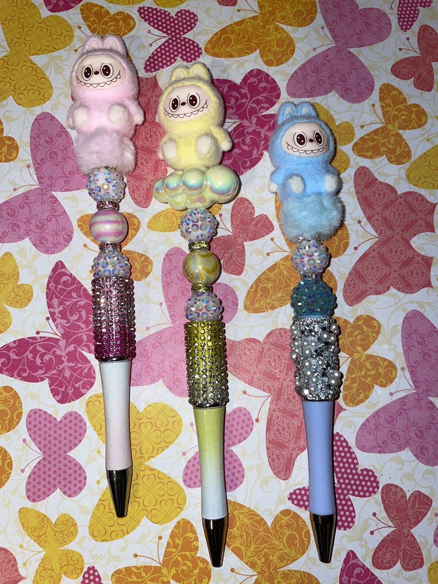 Beaded Character Pens