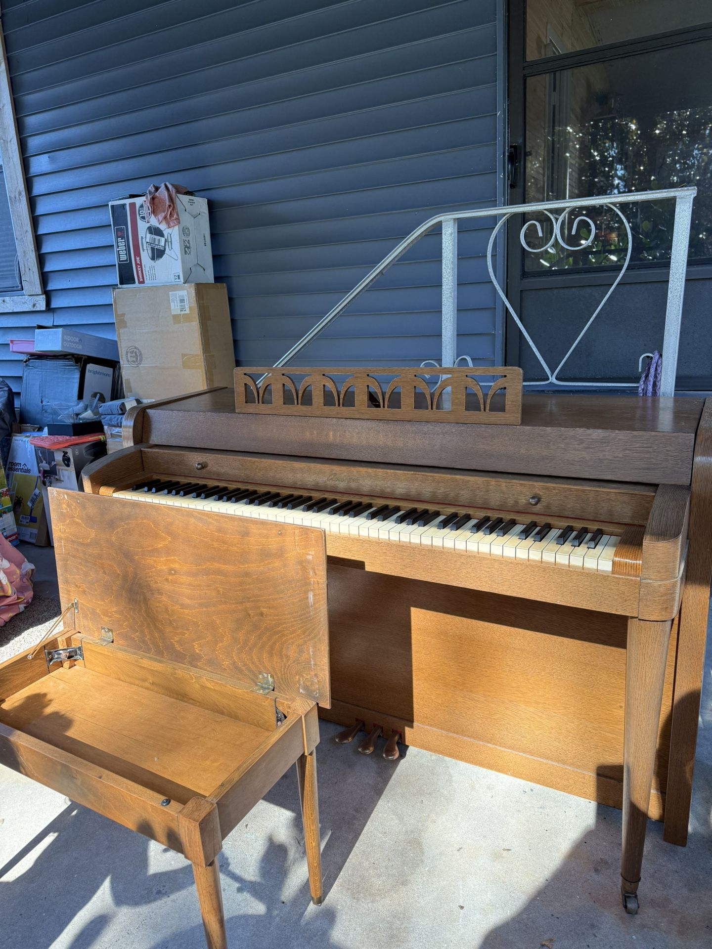 Piano With Bench Acrosonic