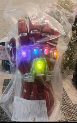 Iron Man Infinity Gauntlet with LED popcorn bucket.