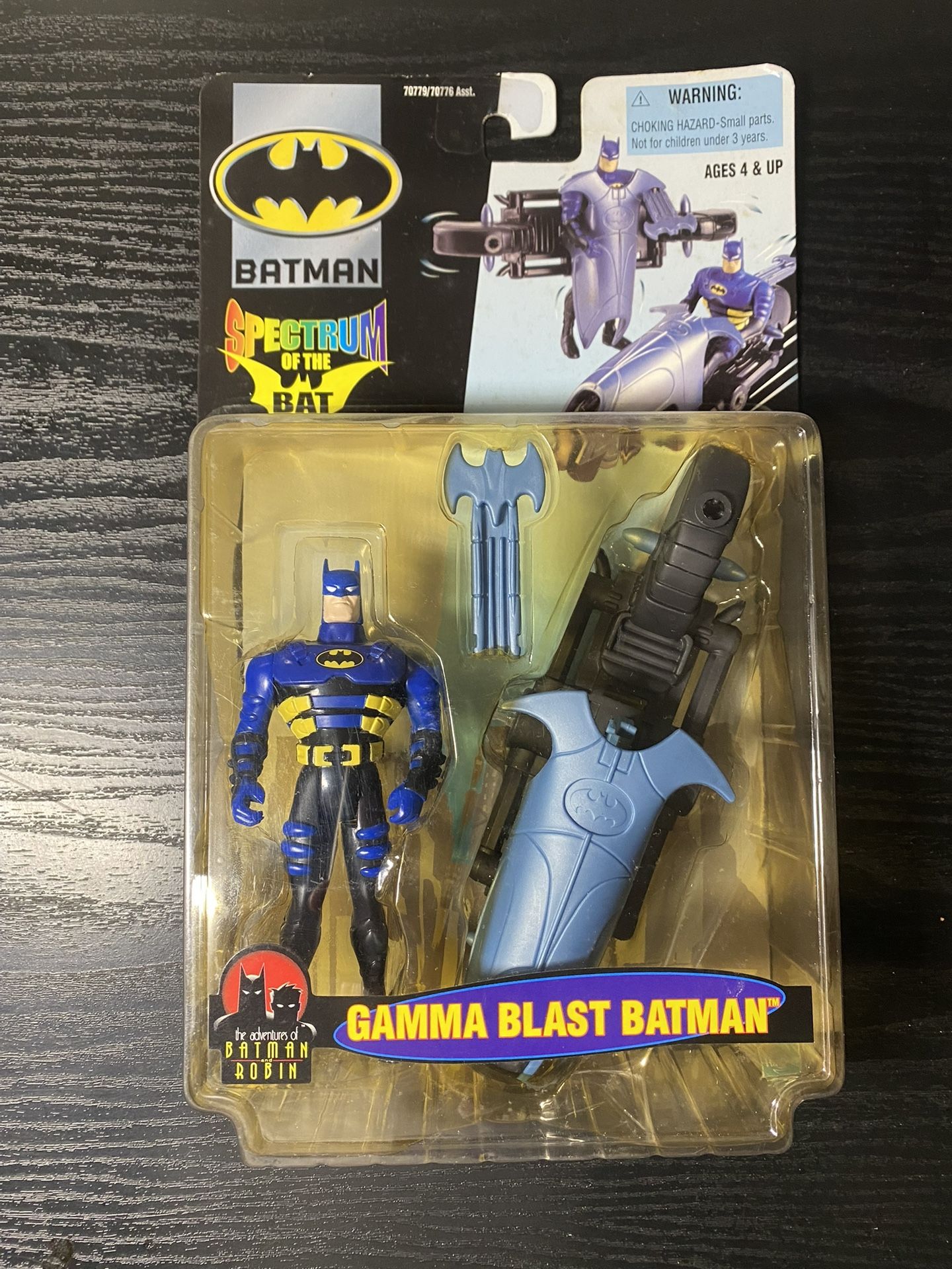 Kenner Batman Gamma Blast Figure Spectrum of the Bat 1990s MOC