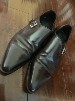 Gucci drk brown leather