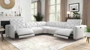 White Reclining Sectionals~~~~~~ Same Day Delivery
