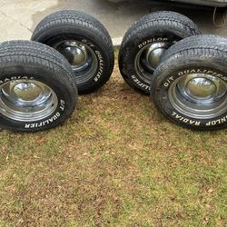 4 Wheels With Tires