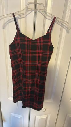 Girls Plaid Dress Sz 7/8 