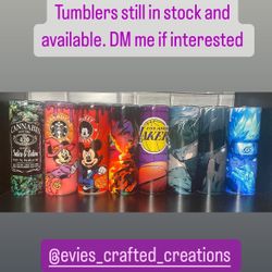 20 oz Tumblers In Stock And Available