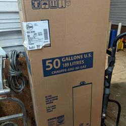 New 50 gal Gas Water Heater (includes installation)