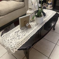 Cherry Wood Coffee Table 