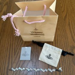 Vivienne Westwood Silver Crystal Bracelet