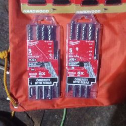 Milwaukee SDS Plus 4 Cutter Solid Carbide Drill Bits