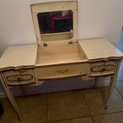 Antique Furniture Dresser And Vanity Desk Decent Condition Very Good Solid  Wood 75 Obo