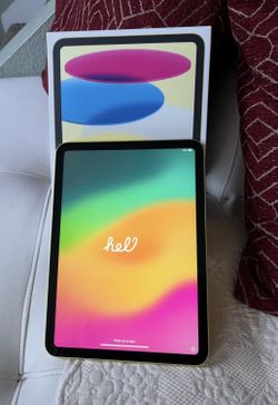 NEW IPAD 256 GB,10.9”,Wi Fi,10th Generation Yellow  SALE  $470 🍀