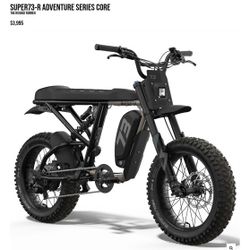 2025 Super73 R Adventure electric bike only 6 miles on the odo ebike