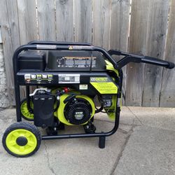 Like-New Ryobi 4,000-Watt Recoil Start Gas Powered Inverter Generator With CO Shutdown Sensor 