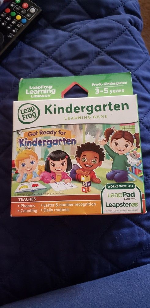 Leapfrog Cartridges Kindergarten Learning Game