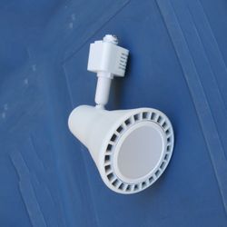 LED Track Light Head white 3.5" Dimmable 12TL-8W