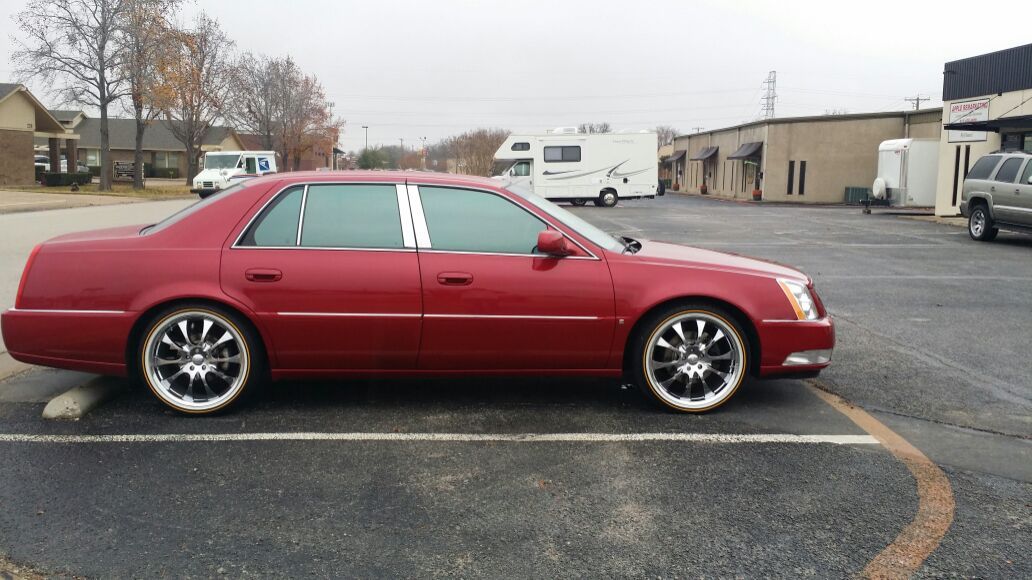 Cadillac dts on 20 in vogue rims and tires
