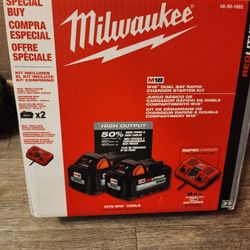 Milwaukee M18 Battery 8.0 Kit 