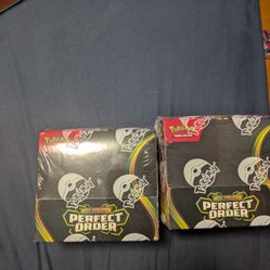 2x Pokemon Perfect Order Booster Boxes 