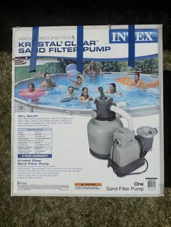 BRAND NEW - INTEX KRYSTAL CLEAR SAND FILTER PUMP - MODEL SF70110