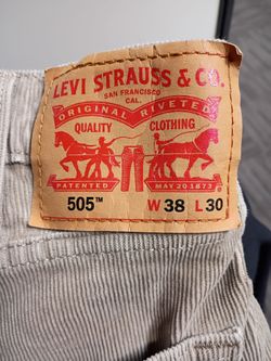 Men's LEVI Beige Corduroy Pants