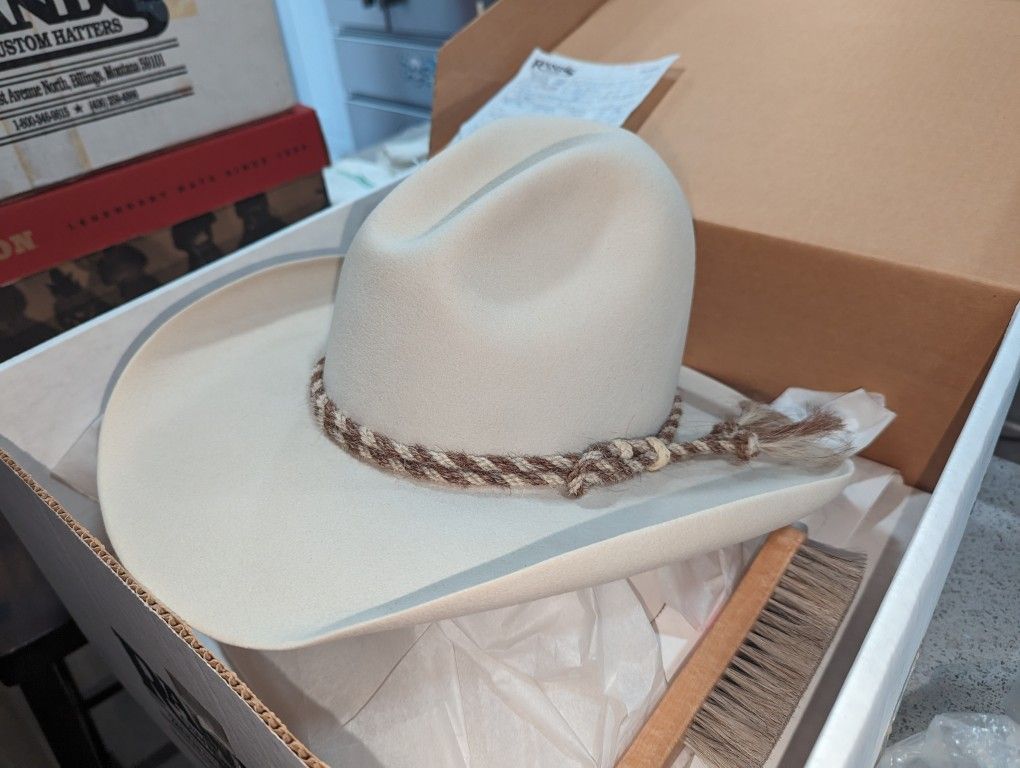 Vintage Rands Custom And Stetson Cowboy Hats