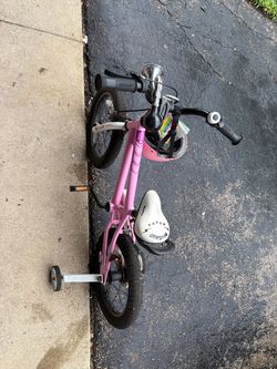 RoyalBaby Freestyle Kids Bike - Pink (16-Inch Wheels with Training Wheels)