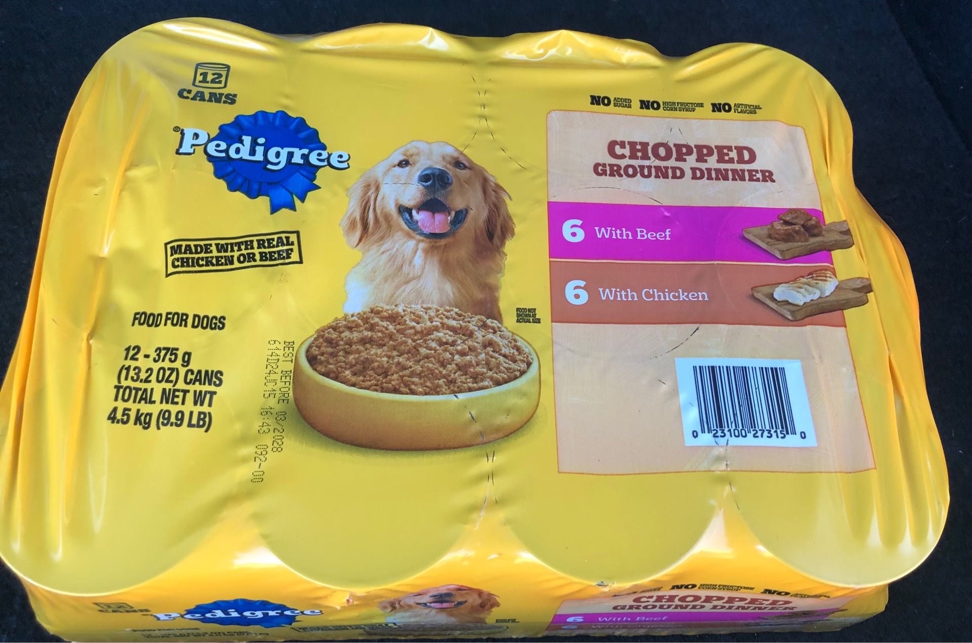 Pedigree Chopped Ground Dinner 12 Pack