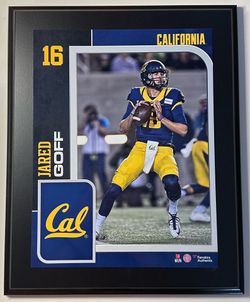Jared Goff Cal Bears Fanatics Authenticated Plaque